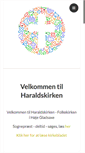 Mobile Screenshot of haraldskirken.dk